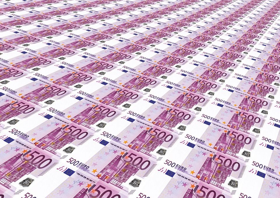 Titelbild: Rosa Geld und die Geschichte dazu