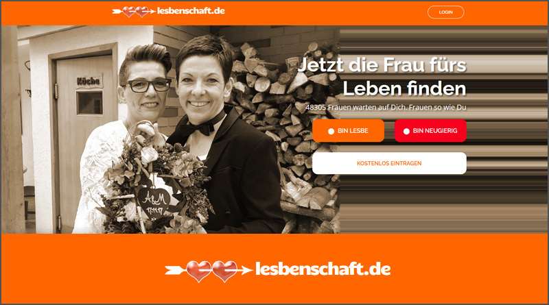 Titelbild: Lesbenschaft – Die lesbische Singlebörse